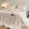 Faux Rabbit Plush Blanket For Autumn And Winter Thick Milk Velvet Nap Blankets For Single And Double Soft Cozy Warm Sofa Cover