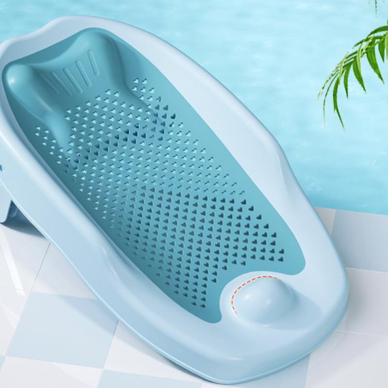 1Pcs Universal Newborn Net Pocket Anti Slip Artifact Baby Shower Net Bath Bed Anti Slip Pad Foldable Bathtub Holder