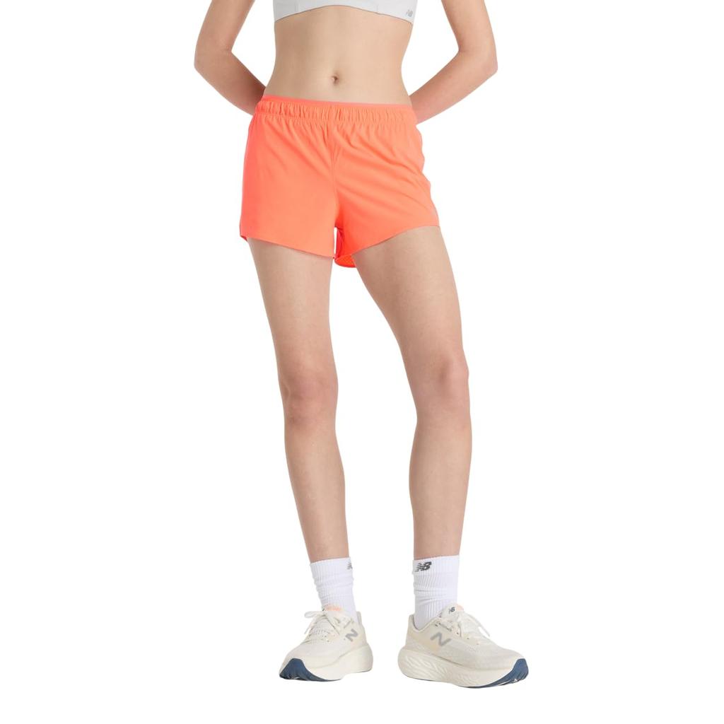 New Balance RC Urgent Red Shorts, 3-inch (WS41286), Women's Quick-Drying Shorts,