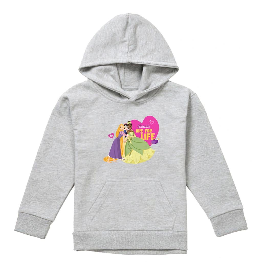 Disney Princess Childrens/Kids Friends Are For Life Valentine`s Day Hoodie