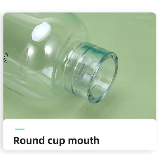 500/750ml Water Cup Time Marker Bottle BPA Free Leakproof Transparent Sports Water Bottle Fitness Gym Bottle