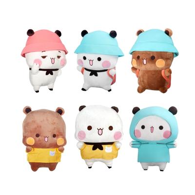 Plush Panda Bear Toy for Kids Cosplay Stuffed Animal Toy Throw Pillow Children Room Decoration Non-Deform Soothing Doll