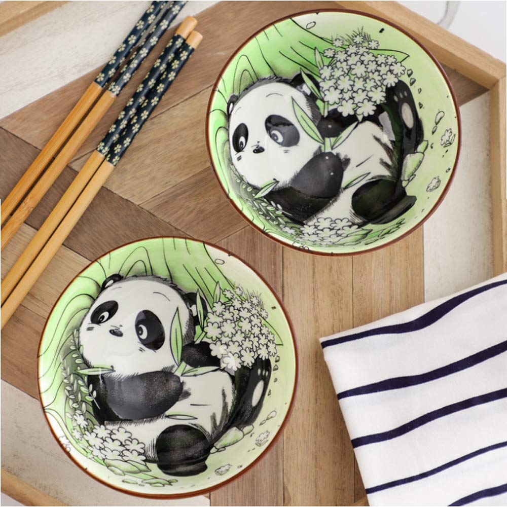 Panda Ceramic Cereal Ceramic Soup Ceramic Porcelain Bowls for the and Oven for and Dinner of Bowls, Bowls, Bowls, Kitchen, Cereal, Salad, Pasta, Soup,