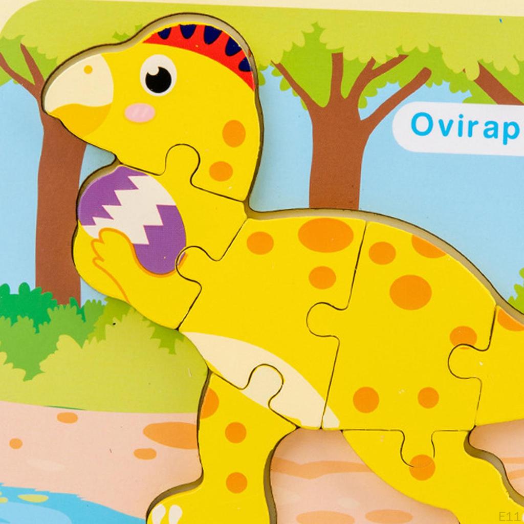 Wooden Interesting Puzzle Dinosaur