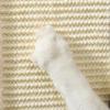 3-in-1 Cat Scratching Post, 67cm Cat Scratcher w/ Track Ball Toy, Oak Tone