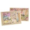 Gift stationery set for a student with panda, notebook, pen, stickers, bookmark, box