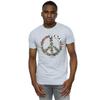 Woodstock Mens Floral Peace T-Shirt