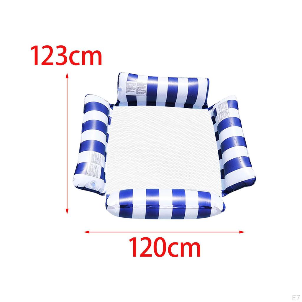 Chair, Inflatable Recliner, Buoyancy Bed Float Lounge Water Hammock for Beach,