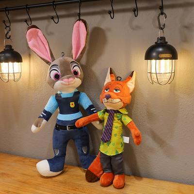 Bonecas de pelúcia Zootopia: Raposa, Nick, Coelho, Judy, Boneca, raposa, coelho