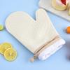 2Pcs Silicone Oven Mitts High Temperature Kitchen Gloves Non-Slip Silicone Lined Oven Gloves Machine Washable Kitchen Gloves for Baking Grilling
