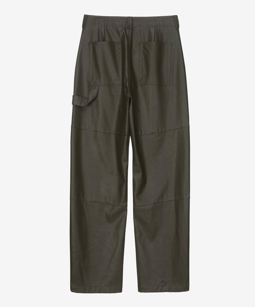 MINDBRIDGE [Hoite] Wide Leather Pants