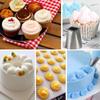 4Pcs Stainless Steel Cream Piping Tips Large Size Cake Decorating Tips Piping Tips Set  Cookie