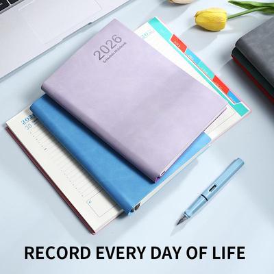 2026 English Cross-border Planner: Yearly Calendar & Work Efficiency Notebook
