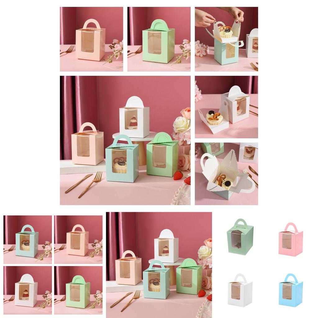 Thick Paper Cupcake Boxes For Individual Baked Goods Wholesale Manufacturer
