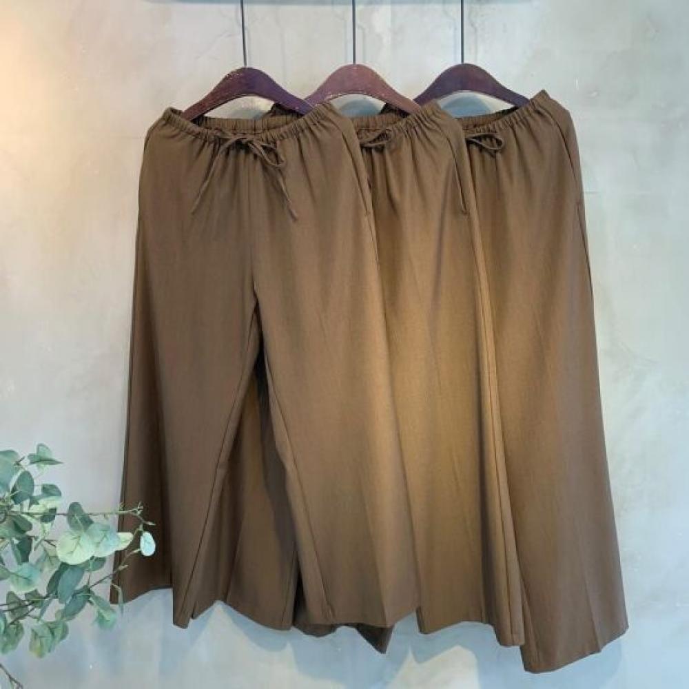 C S In The Room StrIng bandIng Wide SlaCkS pantS 4Color