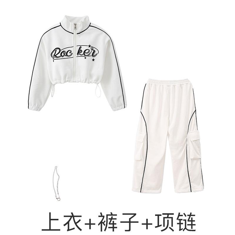 Jazz Dance Costumes Girls Jazz Korean Version Catwalk Costumes Street Dance Children Trendy Costumes Hiphop Suit Autumn