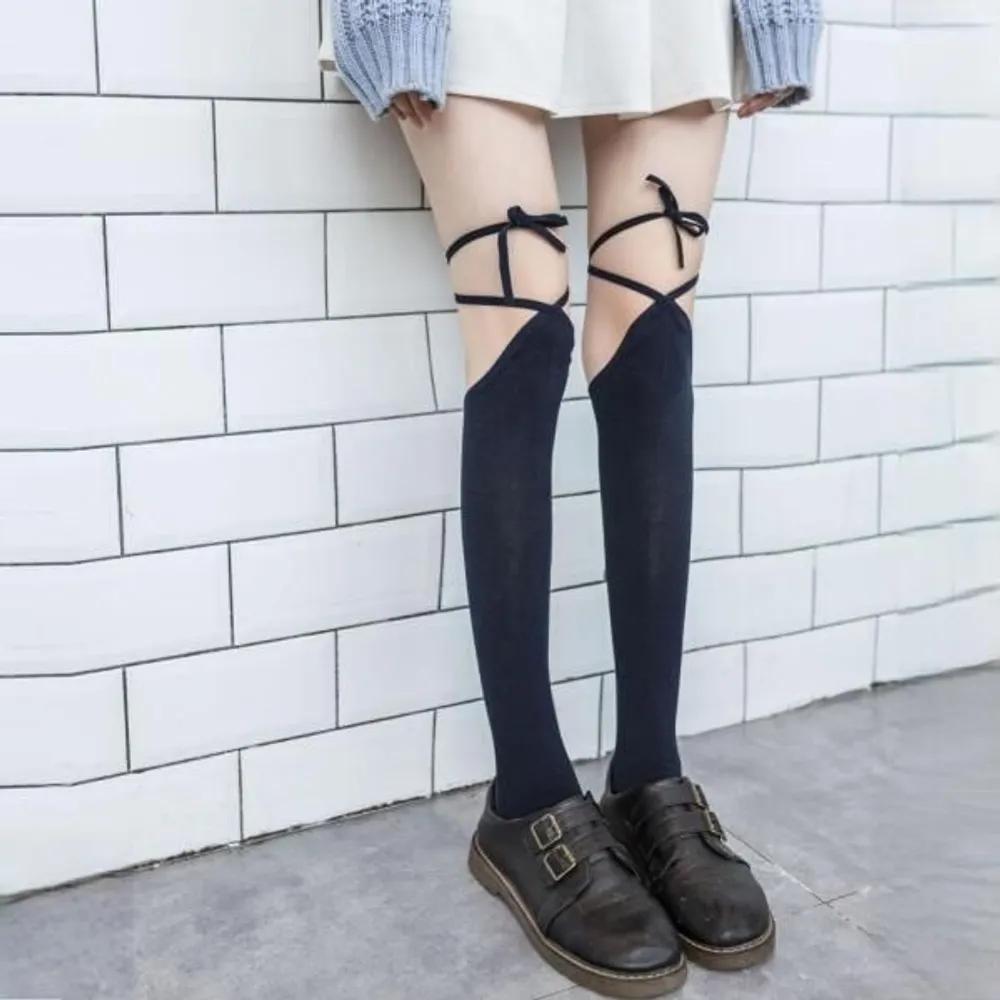 Women's Ballet-style Knee-high Spandex Socks Plain Design