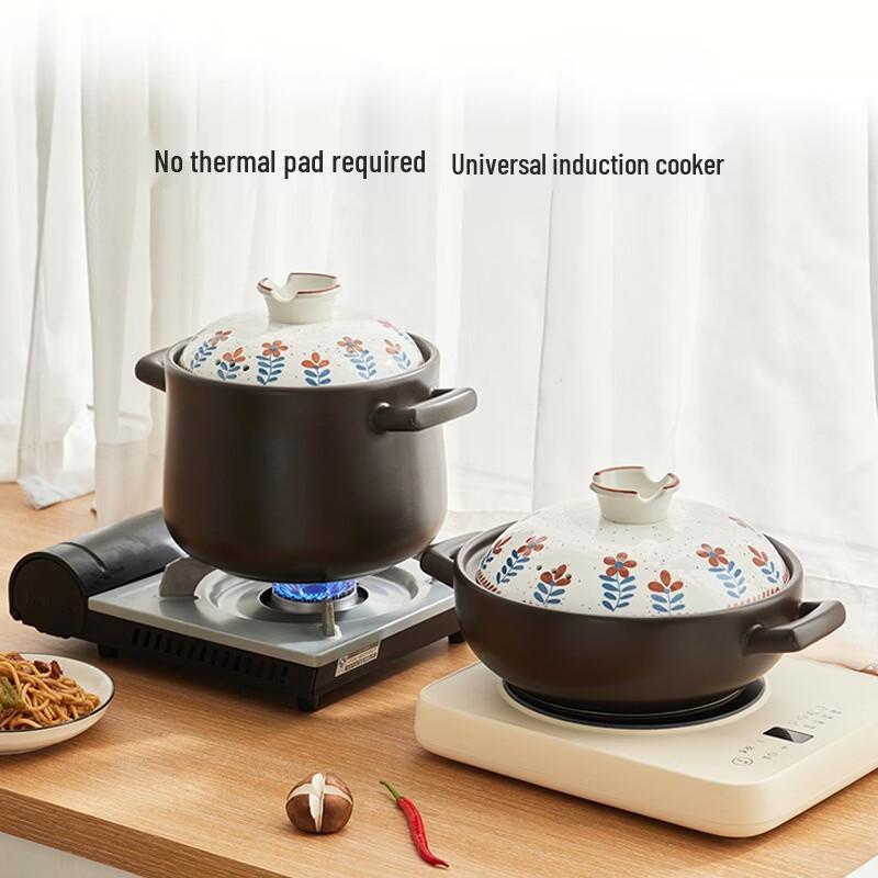 GOWKE Non-Cracking Ceramic Casserole Pot