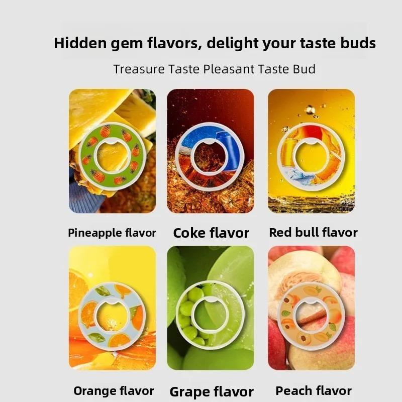 1/3/5/10pcs Flavour Pods Sports Water Bottle Air Pods Fragrance Ring Drinking Bottle Scented Pods Water Cup Fragrant Rings 1