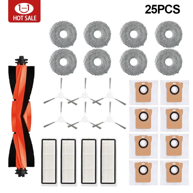 For Xiaomi Robot Vacuum X20 + / X20 Plus Dust Bag Mop Cloth Accessories Main Side Brush Hepa Filter Replacement Parts
