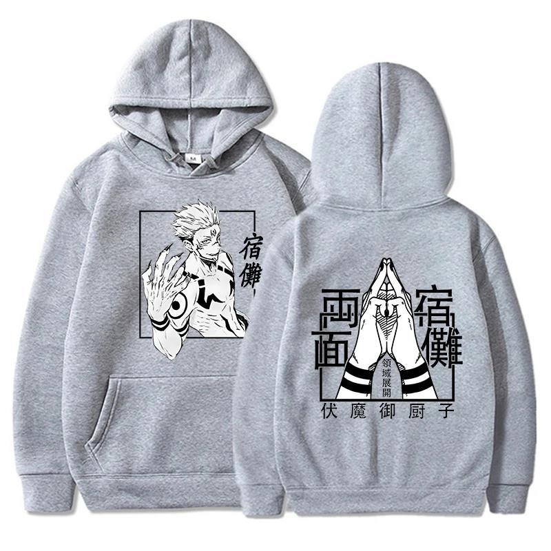 Jujutsu Kaisen Ryomen Sukuna Printed Hoodie Fashion Anime