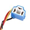 uxcell Light Socket DC H4 Car Female Ceramic Headlight Wire Wire Bundle Adapter Pack of 4