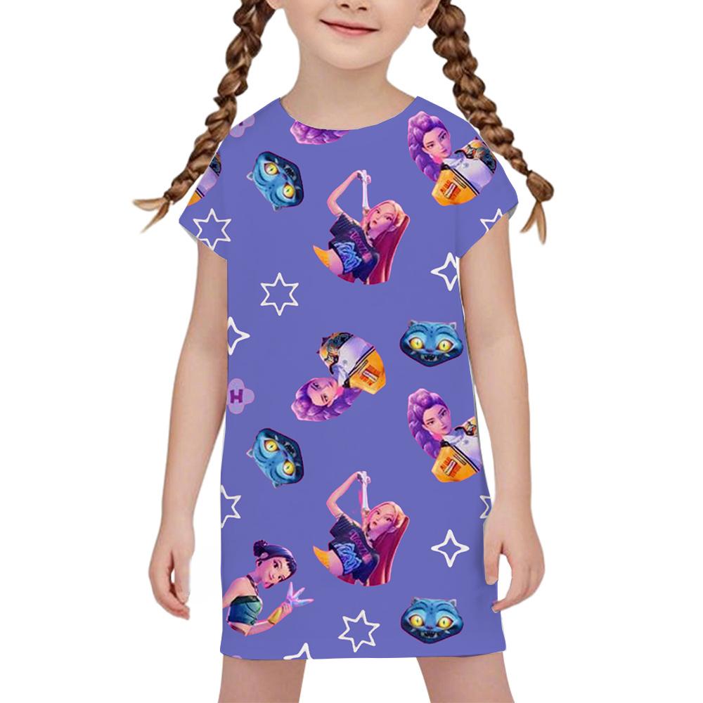 

Пижамное платье для девочек в стиле группы ведьм, детская одежда 160 небесно-голубой