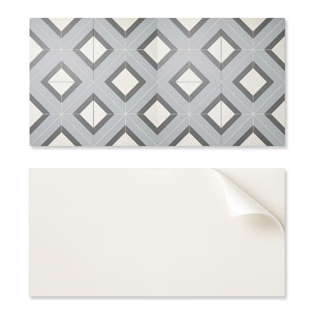 Self-Adhesive Vinyl Wall Decor for Interiors 120X60 Cm Geometry In Pastels