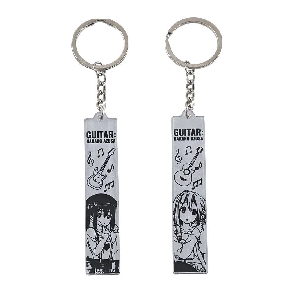 Creative English Slogan Acrylic Keychain - European & American Style