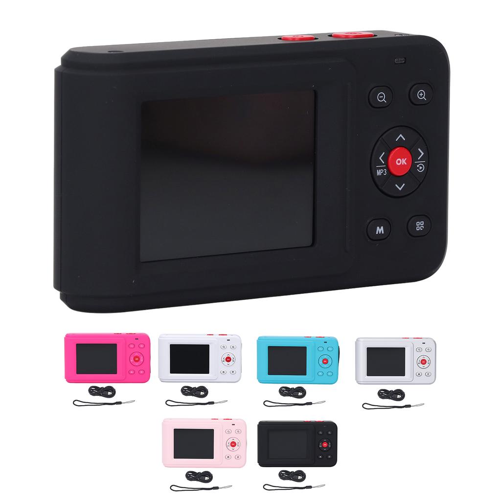 Digital Camera 72MP 2.5K Video Output Dual Screen Compact Camera 16X Zoom Autofocus Selfie Camera fo