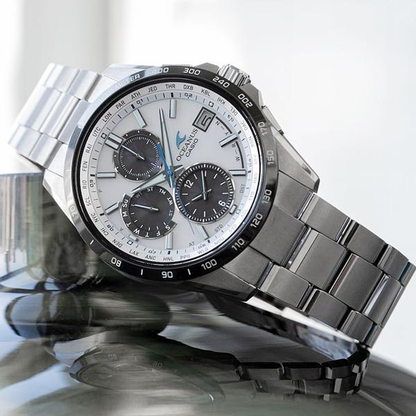 CASIO Men's OCEANUS OCW-T2600J-7AJF [OCEANUS CLASSIC LINE] Round Watch Silver Titan