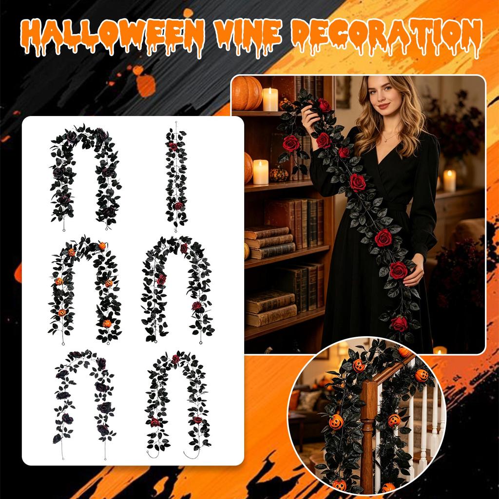 Artificial Maple Leaf and Rose Door Hanging Wreath for Outdoor Home Decoration