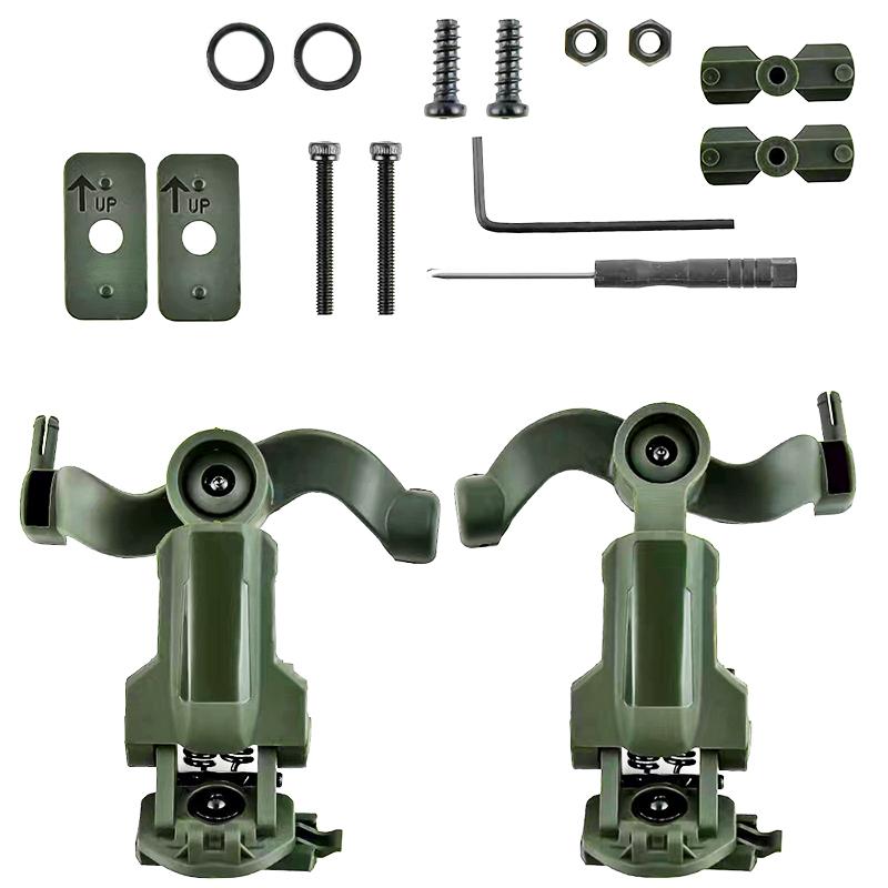 Taktiksel Kulaklık Montajı EARMOR M32 Ray Montaj Braketi Hızlı Kask Ray Montaj Adaptörü Askılı Kulaklık Montajı