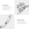 MODIAN Solid 925 Sterling Silver Crown Exquisite 1CT Shining Zirconia Wedding Ring For Women Engagement Basic Fine Jewelry Gifts Coupon & Discount