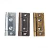 2/10 Piezas de Bisagra de 2 Pulgadas para Puerta de Armario Cajón Muebles Bisagra de Mortaja de Acero Inoxidable Apertura de 135° 51 * 25MM