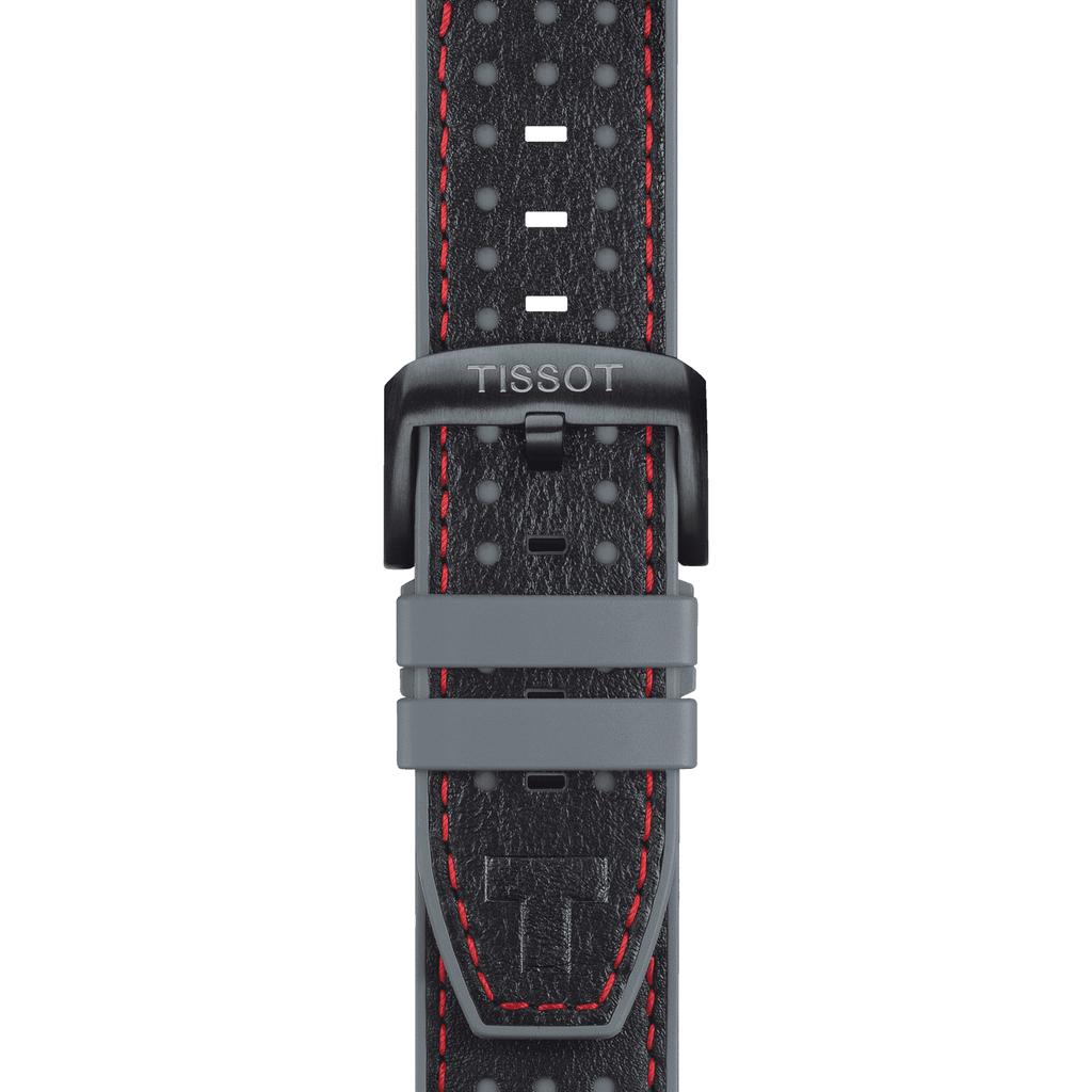 Tissot Leather Strap black Dial Men's Fashion Watch T115.417.27.057.01
