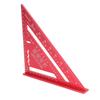 Woodworking Triangle Aluminum Alloy Electrophoretic Paint Clear Scale Triangle Carpenter Square Red