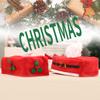 Christmas Tissue Box Cover Red Berries Leaves Belt Napkin Holder Case Decor Xmas
