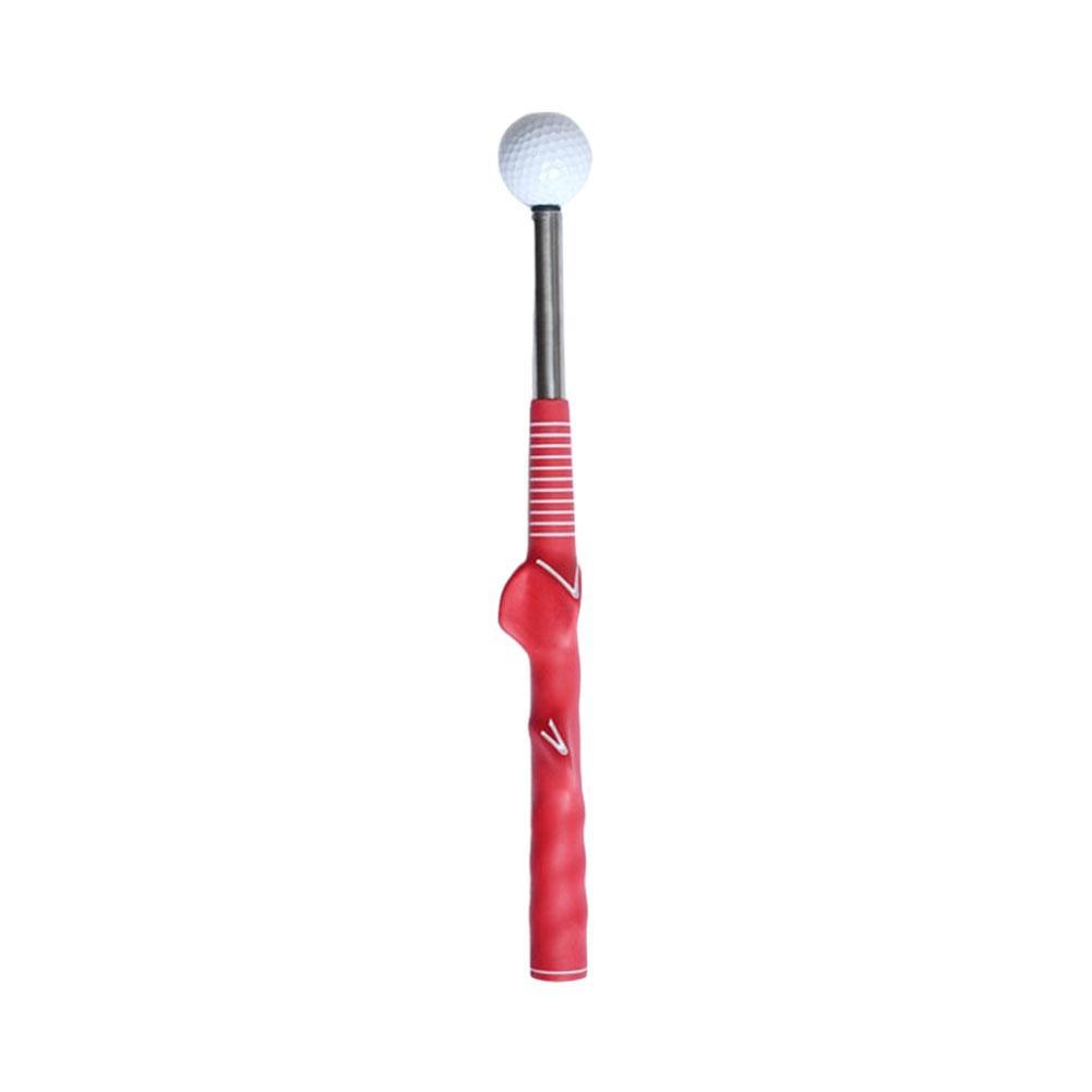 Retractable Golf Swing Training Aid Practice Stick,Indoor Outdoor Golf Assistant Practitioner, Golf Grip Trainer