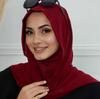 Premium Chiffon Hijab Scarf Malaysian Hijab Shawls Scarf Women Solid Color Head Wrap Tudung Bawal
