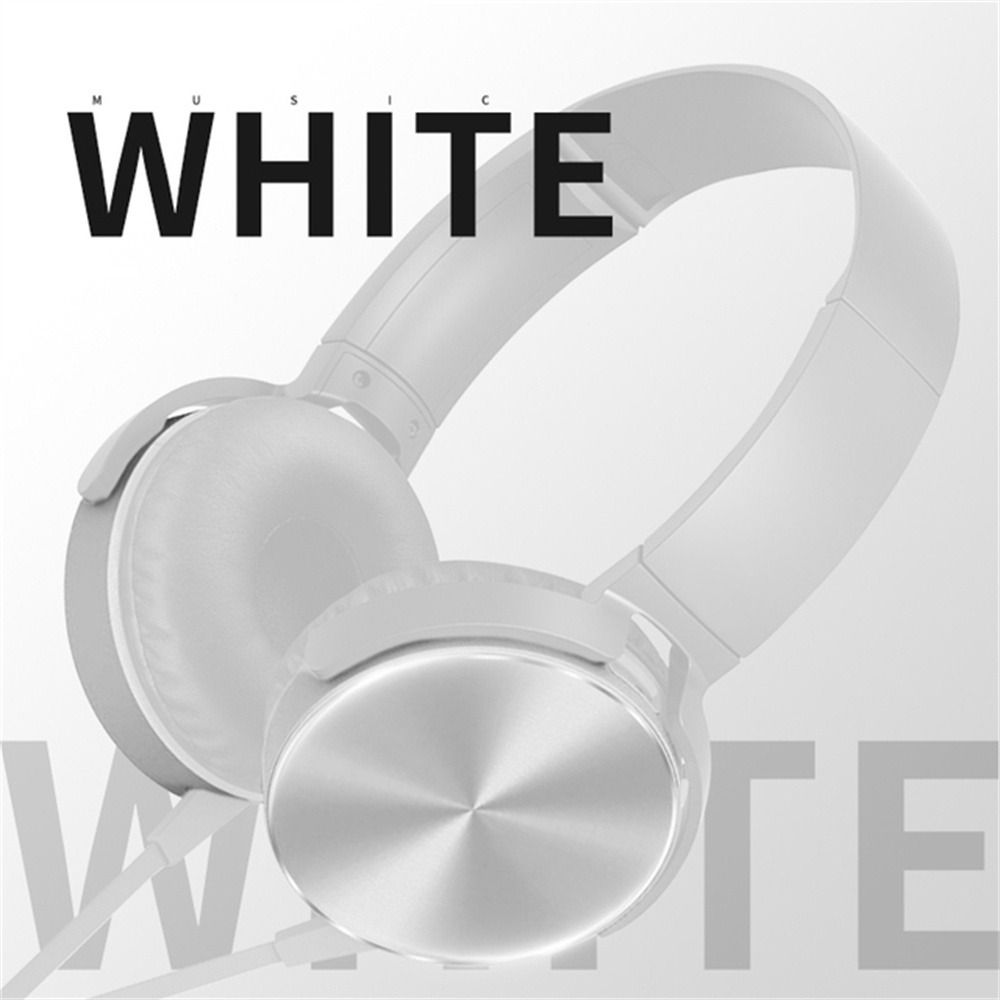 Cuffie cablate con cancellazione del rumore, bassi potenti, auricolari da 3,5 mm per telefono cellulare/tablet/PC/computer