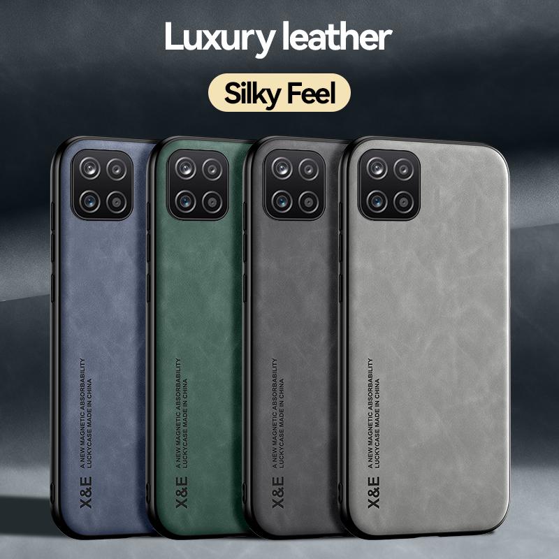 Luxury Leather Case for Samsung A22S 5G A12 A50 A70 A30S A21S Silicone Shockproof Phone Back Cover for Galaxy M33 5G M32