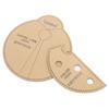 2 Bucăți Șablon Portofel Acrilic Plexiglas HandMade DIY Model Gărgăriță Geantă Card Piele