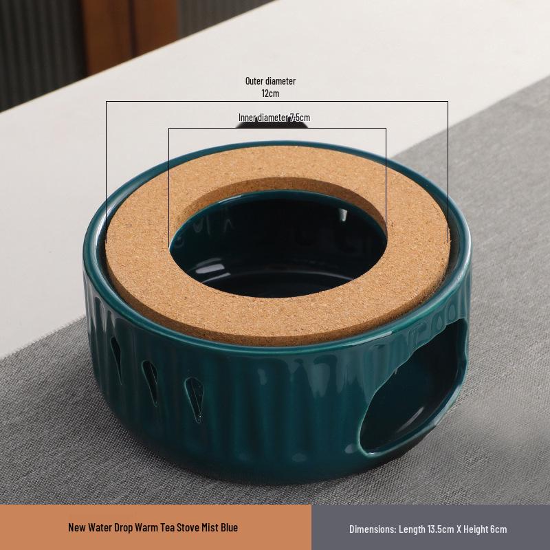 Ceramic Candle Warmer for Tea - Insulating Stove for Boiling and Warming in Home, Restaurant, or Hotel