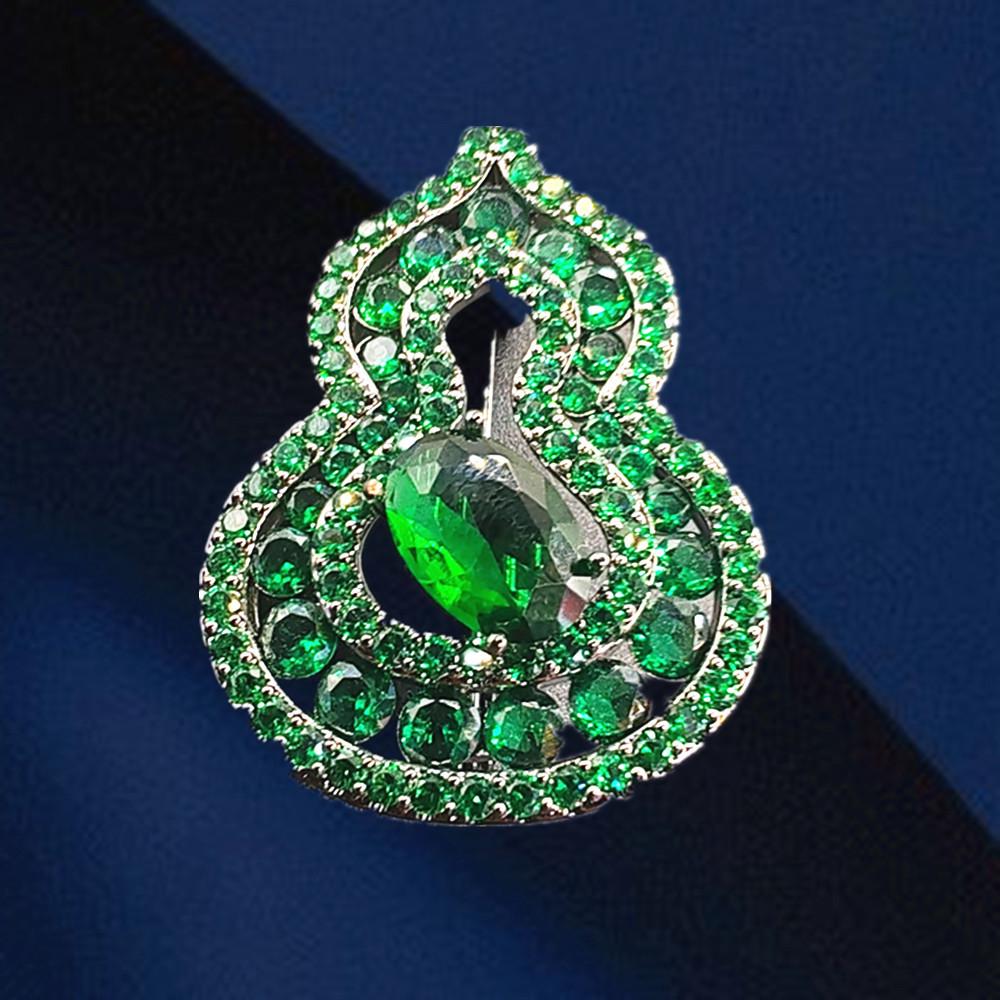 

Элегантная брошь в виде тыквы с цирконом - Универсальный модный аксессуар для женщин, Идеальный подарок на Циси