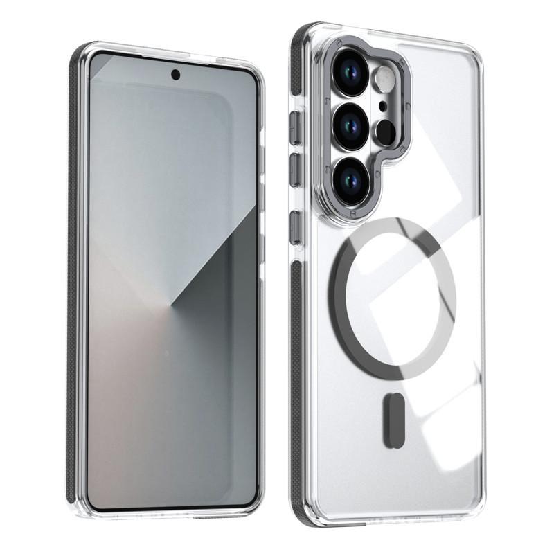 Suitable for Samsung S26Ultra Transparent Phone Case Simple Samsung S25/25Plus Magnetic Phone Case