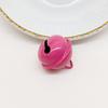 22mm Candy Color Bells for DIY Jewelry & Keyring Gifts - Metal Baked Paint Christmas Accessories