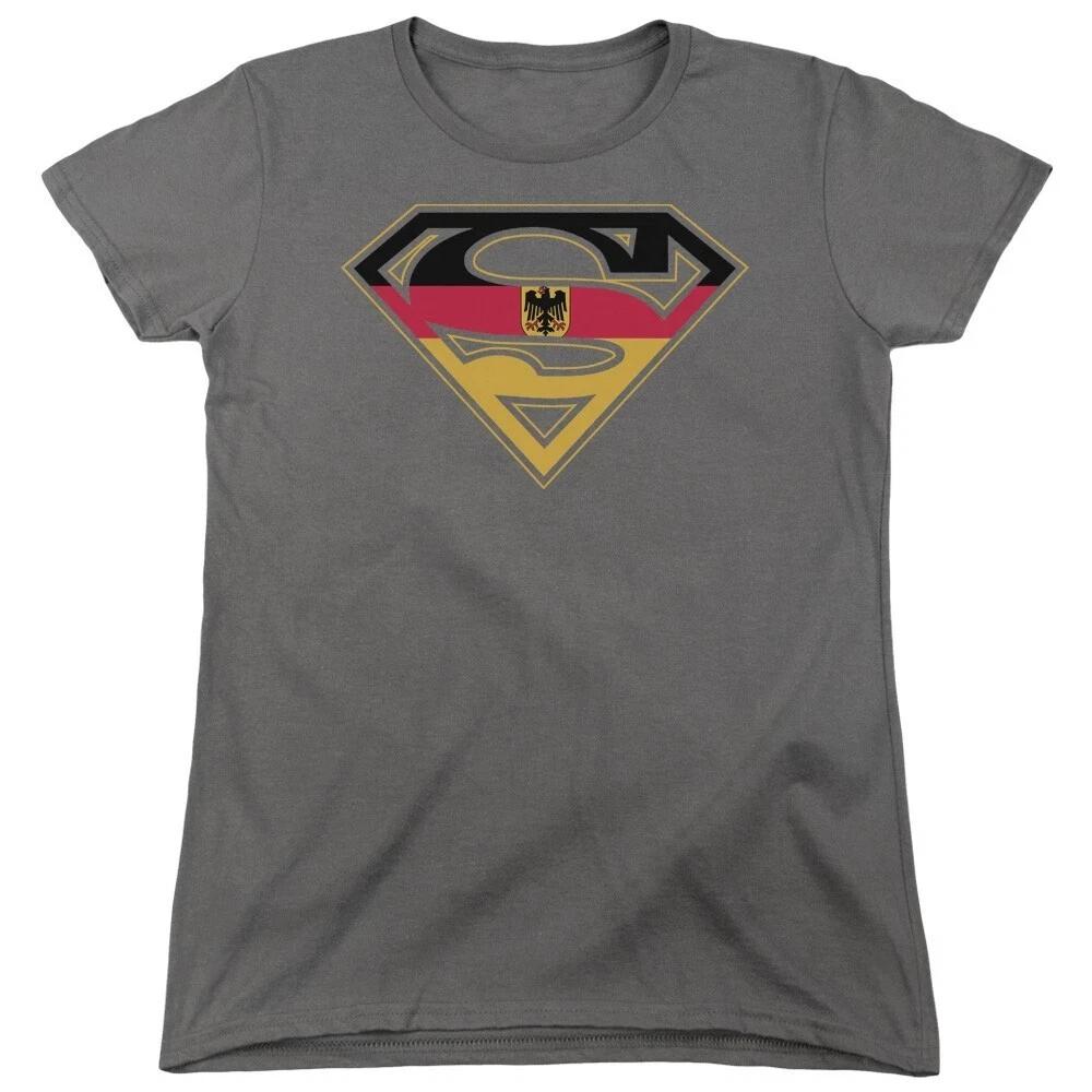 Superman  German Shield  Women s T-Shirt L