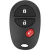 Key Fob Replacement for 08-13 Toyota Highlander/ 08-18 Sequoia Tundra/ 04-17 Sienna/05-16 Tacoma Car Keyless Entry Remote Control,GQ43VT20T,3 Buttons