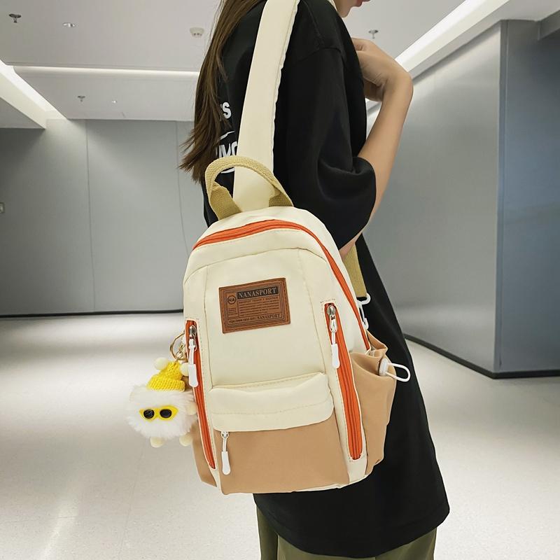 Sportsbrystveske Fargeblokk Herre Skulderveske Crossbody-veske Herre Midjeveske
